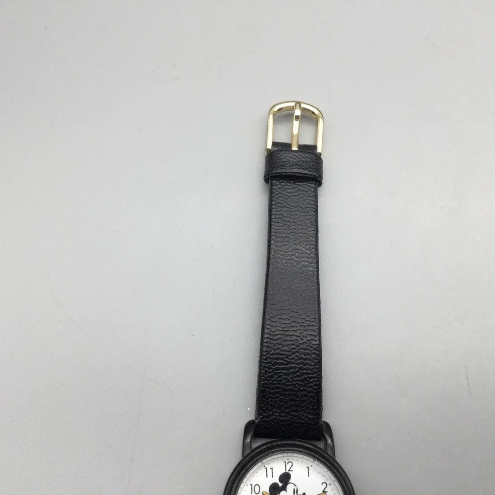 Lorus Disney Mickey Mouse Womens Watch Black Plastic New Battery